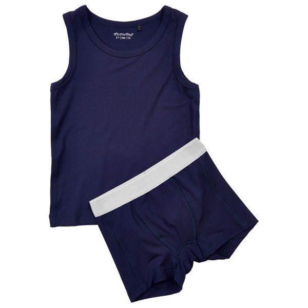 Minymo - Kid's Underwear Set No. 4876 - Alltagsunterwäsche Gr 98 blau