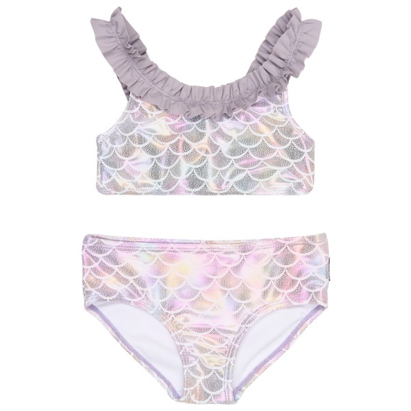 Mikk-Line - Kid's Bikini Recycled AOP - Bikini Gr 74/80 - 9-12 Months;86/92 - 1-2 Years rosa;weiß