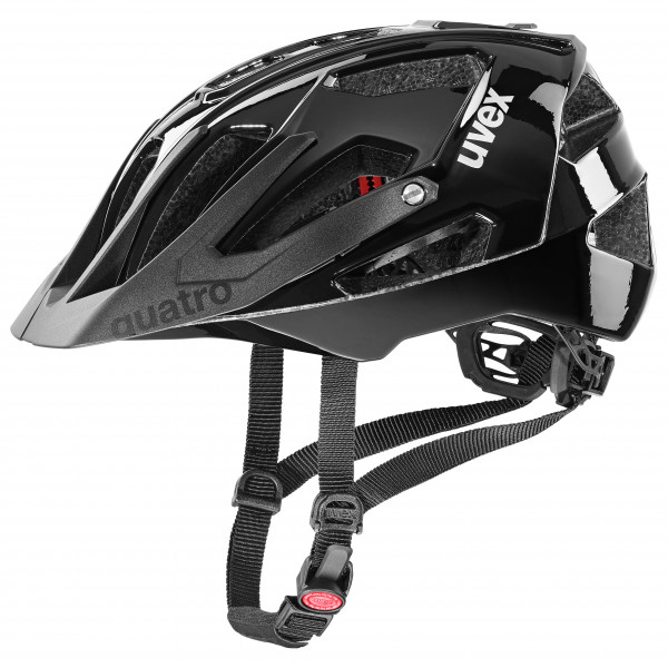 Uvex - Quatro - Velohelm Gr 52-57 cm grau/schwarz