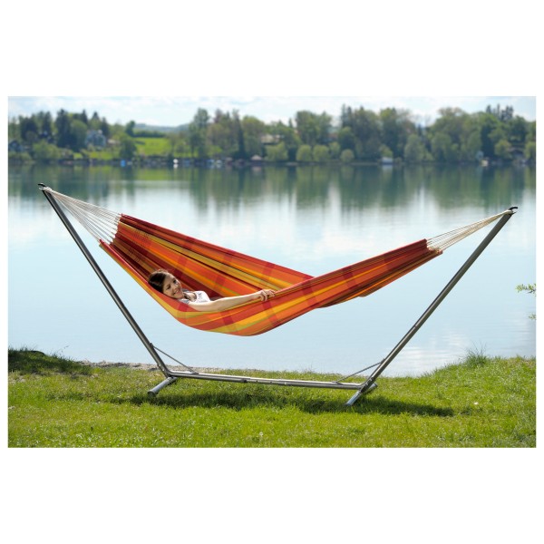 Amazonas - Hängemattengestell Sumo Grande - Hängemattenaufhängung Gr One Size rot/gelb