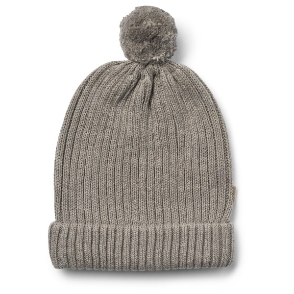 WHEAT - Kid's Strickmütze Alphie - Mütze Gr 48-51 cm grau