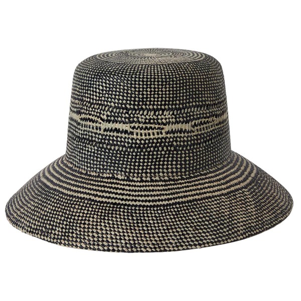 Brixton - Women's Lopez Panama Straw Bucket Hat - Hut Gr L - 60 cm;M - 58 cm;S - 56 cm grau