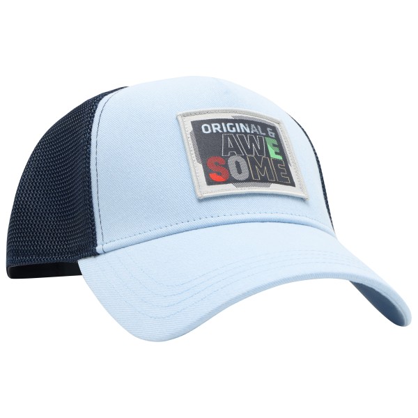 Color Kids - Kid's Caps with Badge - Cap Gr 54 cm blau/grau
