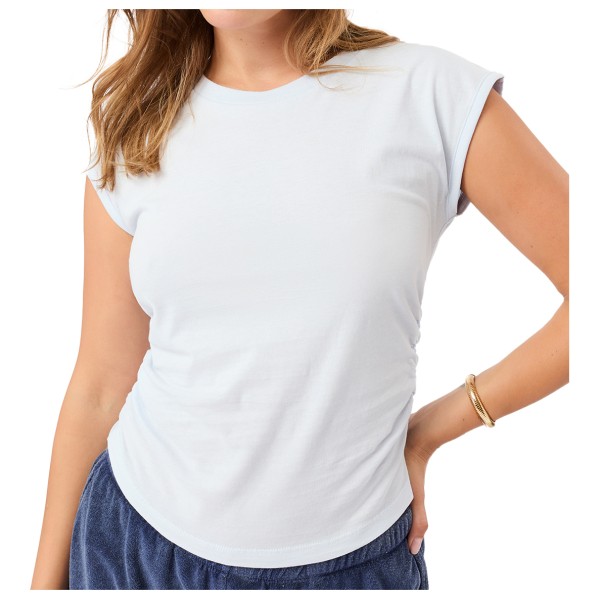 Mandala - Women's Side Ruffled Top - T-Shirt Gr XL weiß