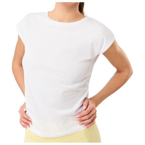 Mandala - Women's Side Ruffled Top - T-Shirt Gr XL weiß