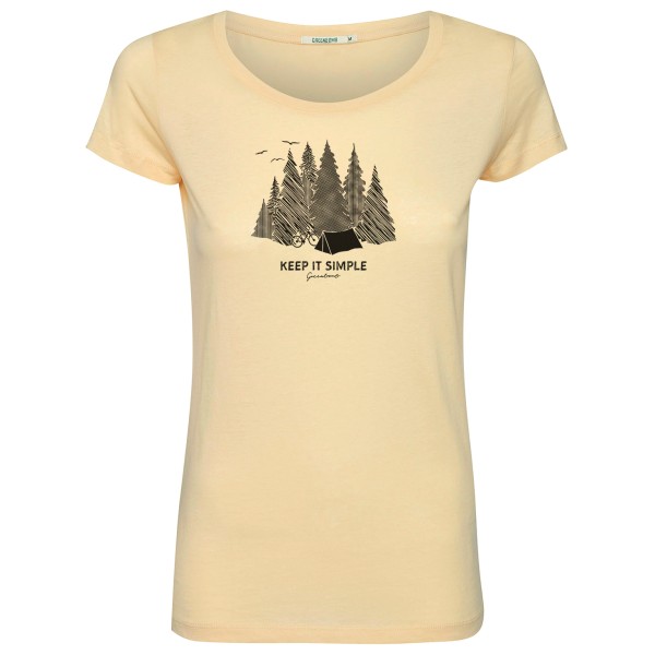 GreenBomb - Nature Camping Loves - T-Shirt Gr M beige