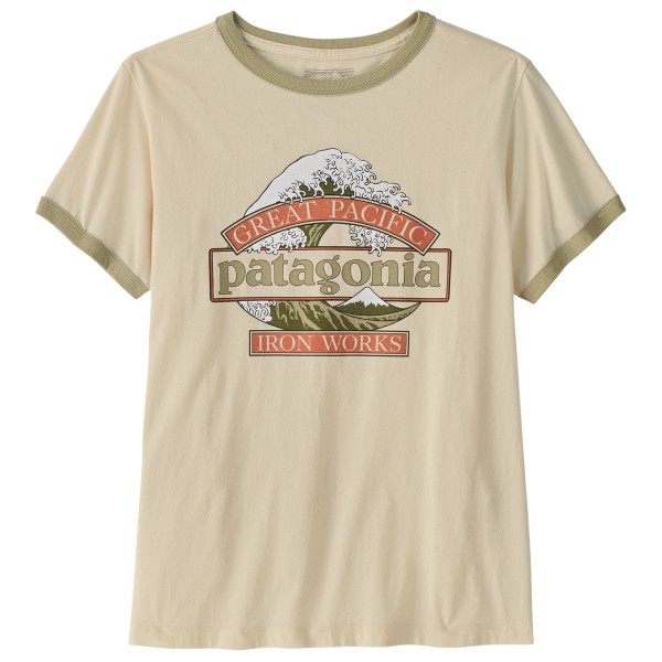 Patagonia - Women's Great Waves Ringer Tee - T-Shirt Gr M beige