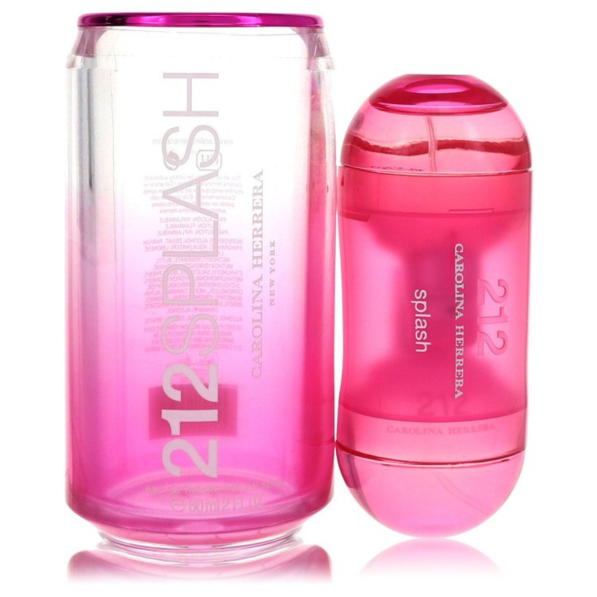 Carolina Herrera 212 Splash Eau De Toilette Spray (Pink) 60 ml