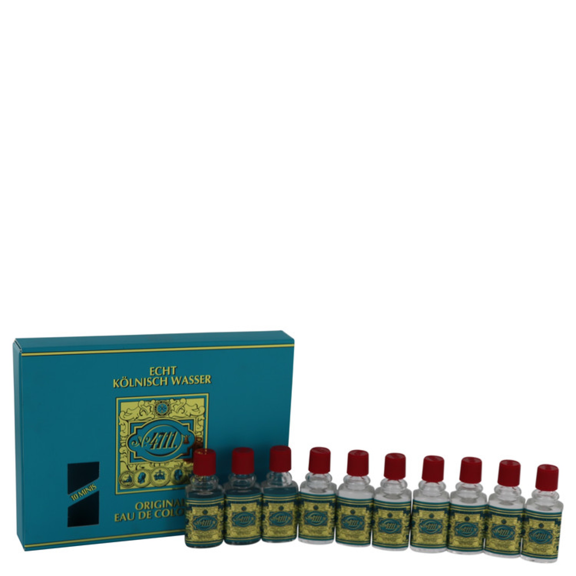 4711 Gift Set -- Includes Ten (10) Travel size Eau De Cologne 2 ml  in a gift box