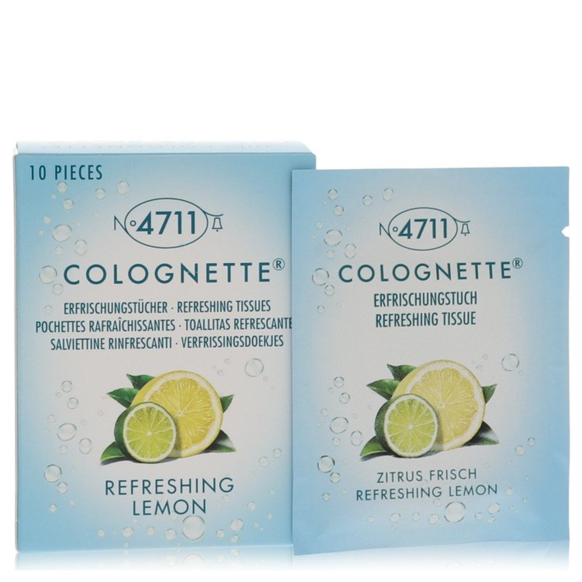 4711 Colognette Refreshing Lemon Box Of 10 Refreshing Tissues --
