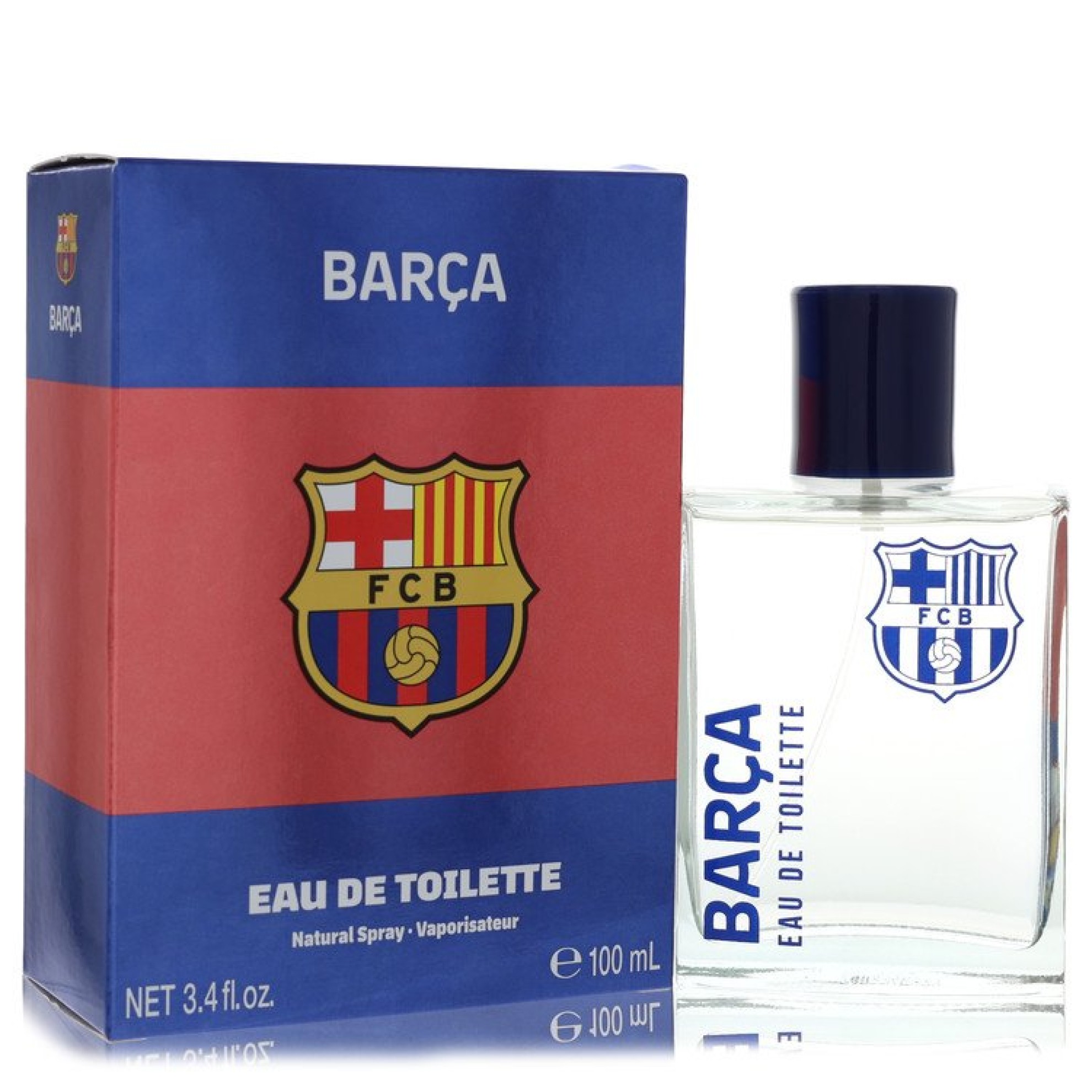 Air Val International FC Barcelona Eau De Toilette Spray (Unboxed) 101 ml