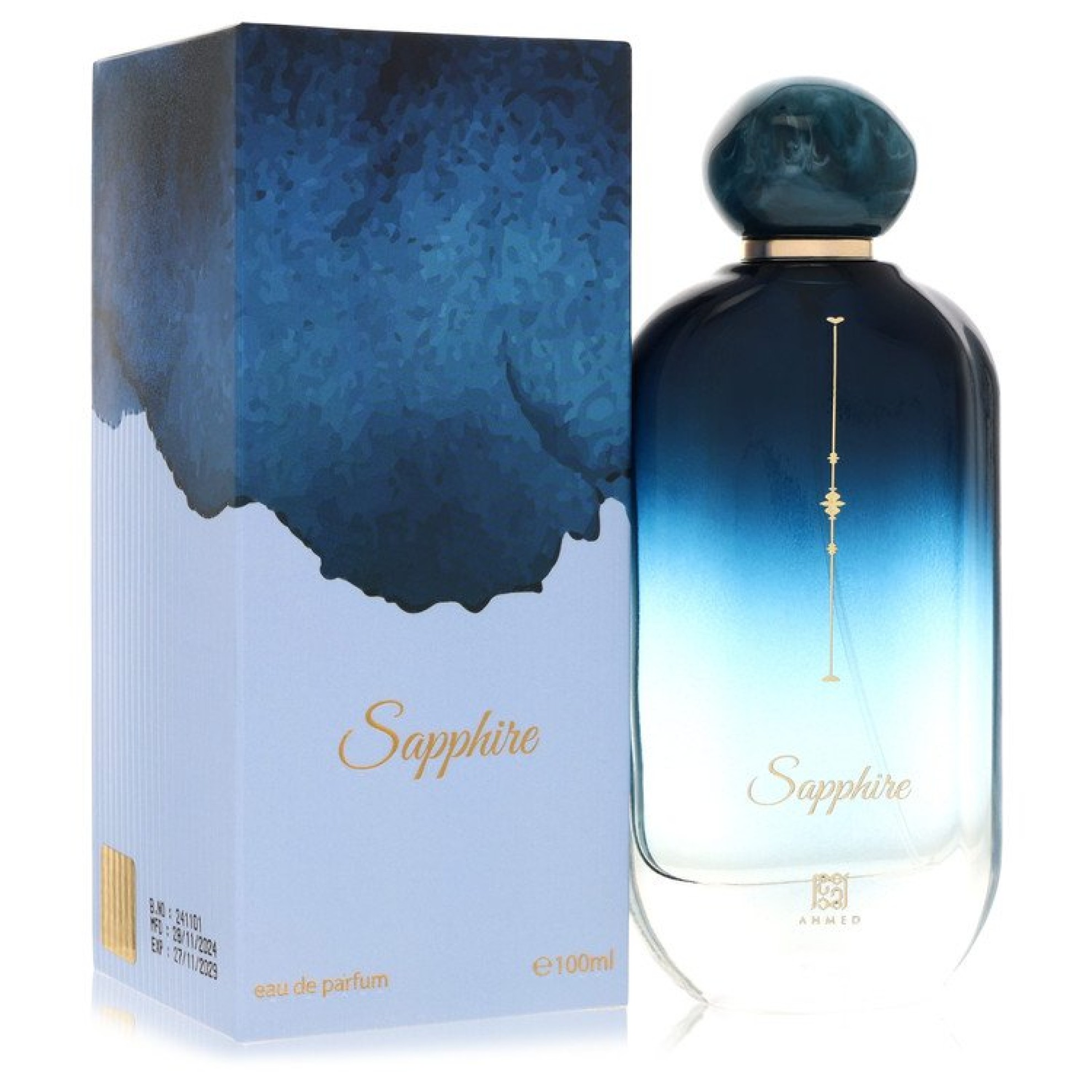 Ahmed Al Maghribi Sapphire Eau De Parfum Spray 100 ml