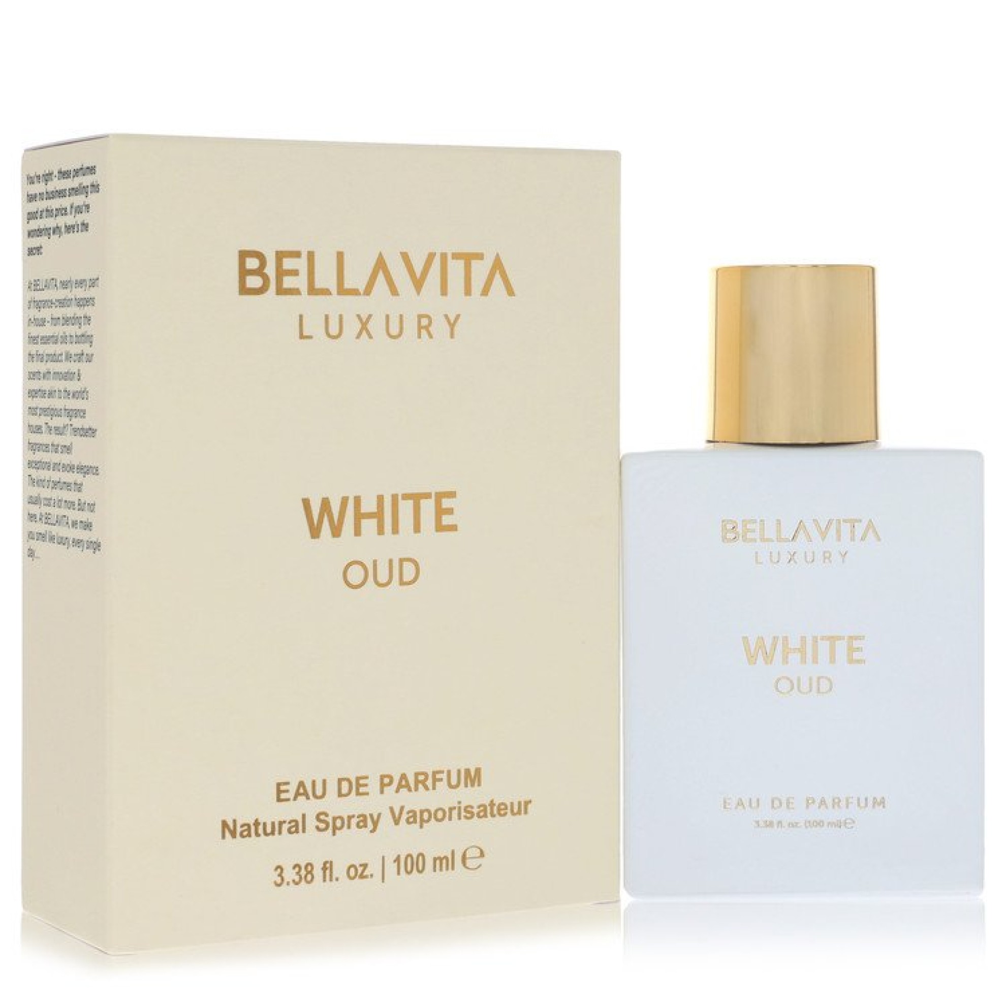Bellavita Luxury White Oud Eau De Parfum Spray 100 ml