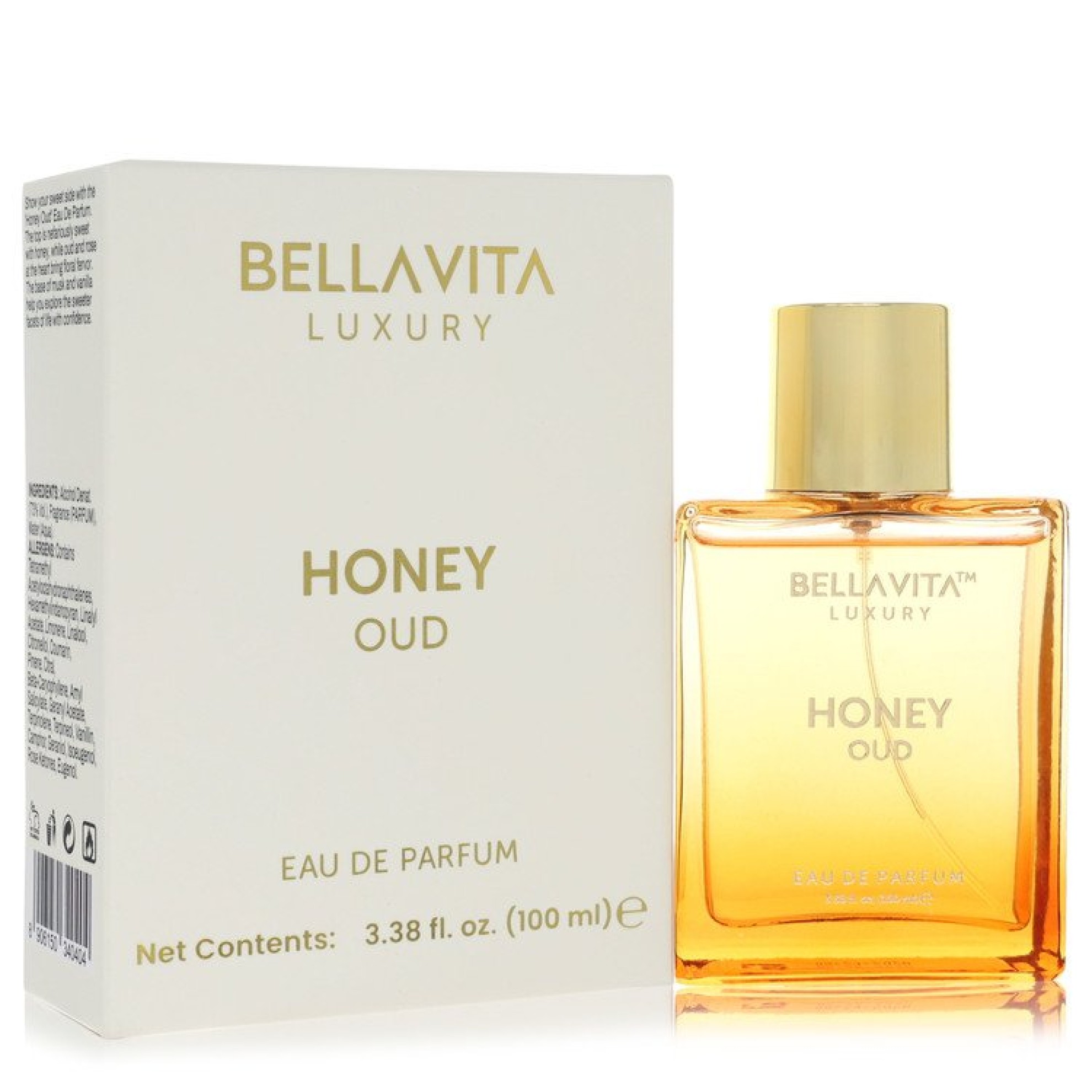 Bellavita Luxury Honey Oud Eau De Parfum Spray 100 ml