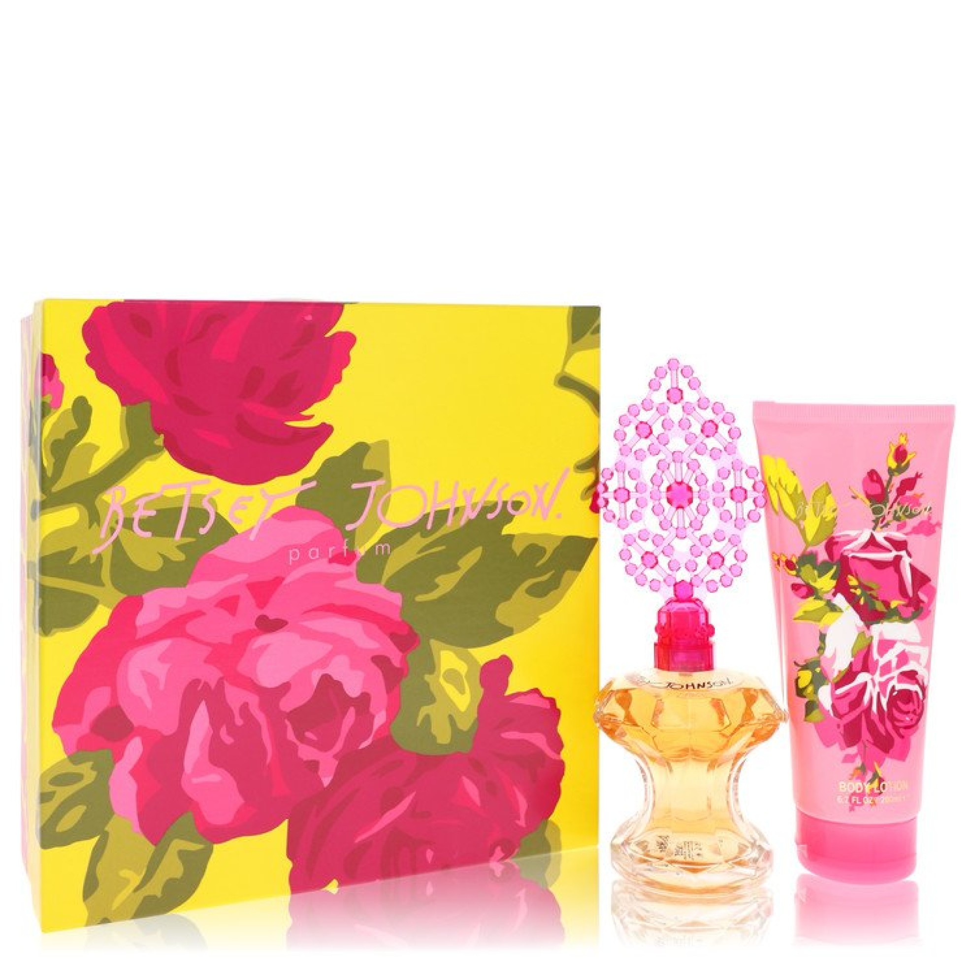Betsey Johnson Gift Set -- 100 ml Eau De Parfum Spray + 198 ml Body Lotion