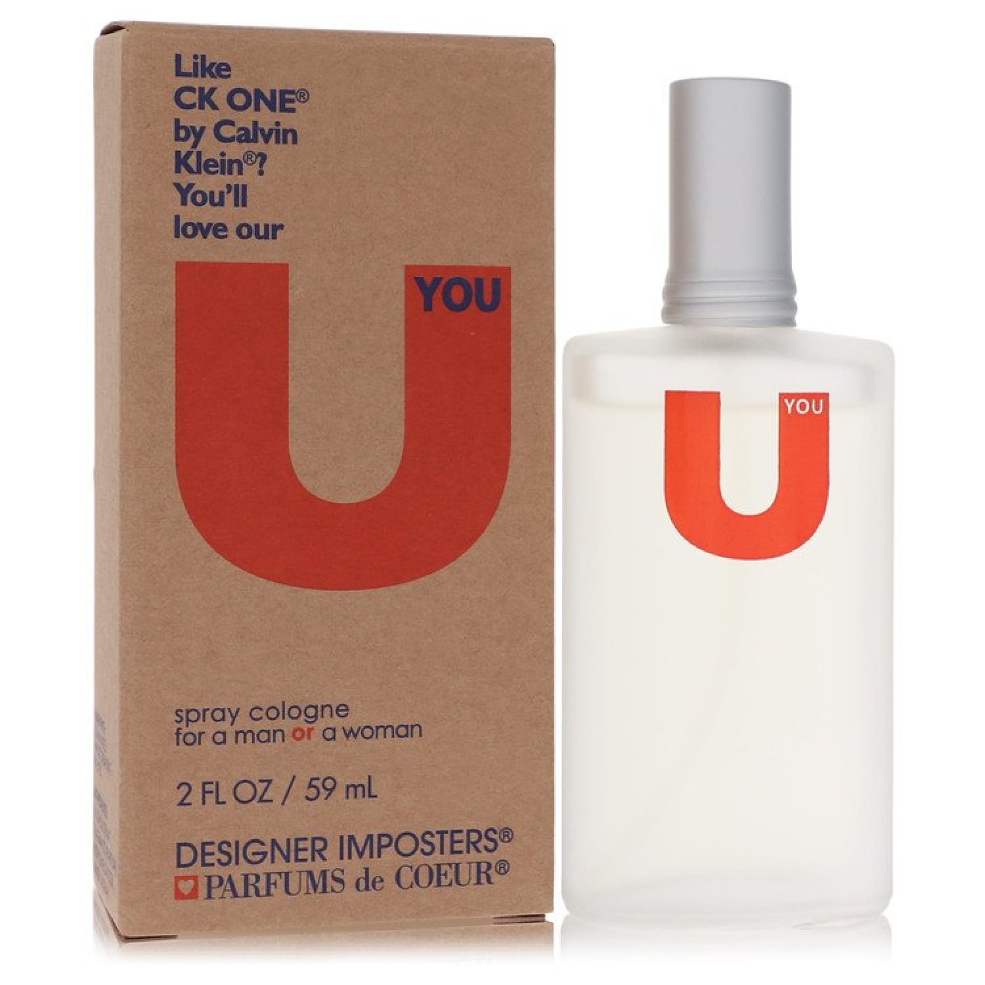 Parfums De Coeur Designer Imposters U You Cologne Spray (Unisex) 60 ml