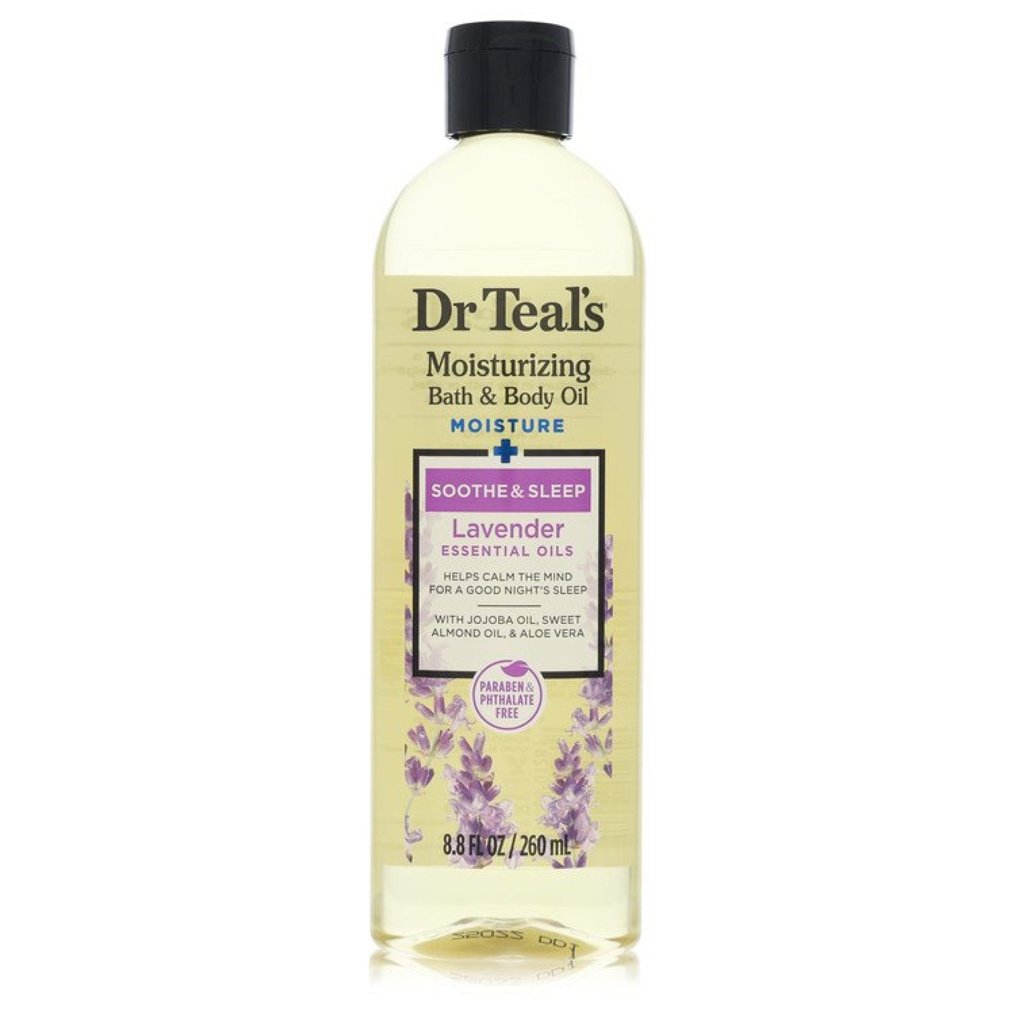 Dr Teal's Bath Oil Sooth & Sleep with Lavender Pure Epsom Salt Body Oil Sooth & Sleep with Lavender 260 ml