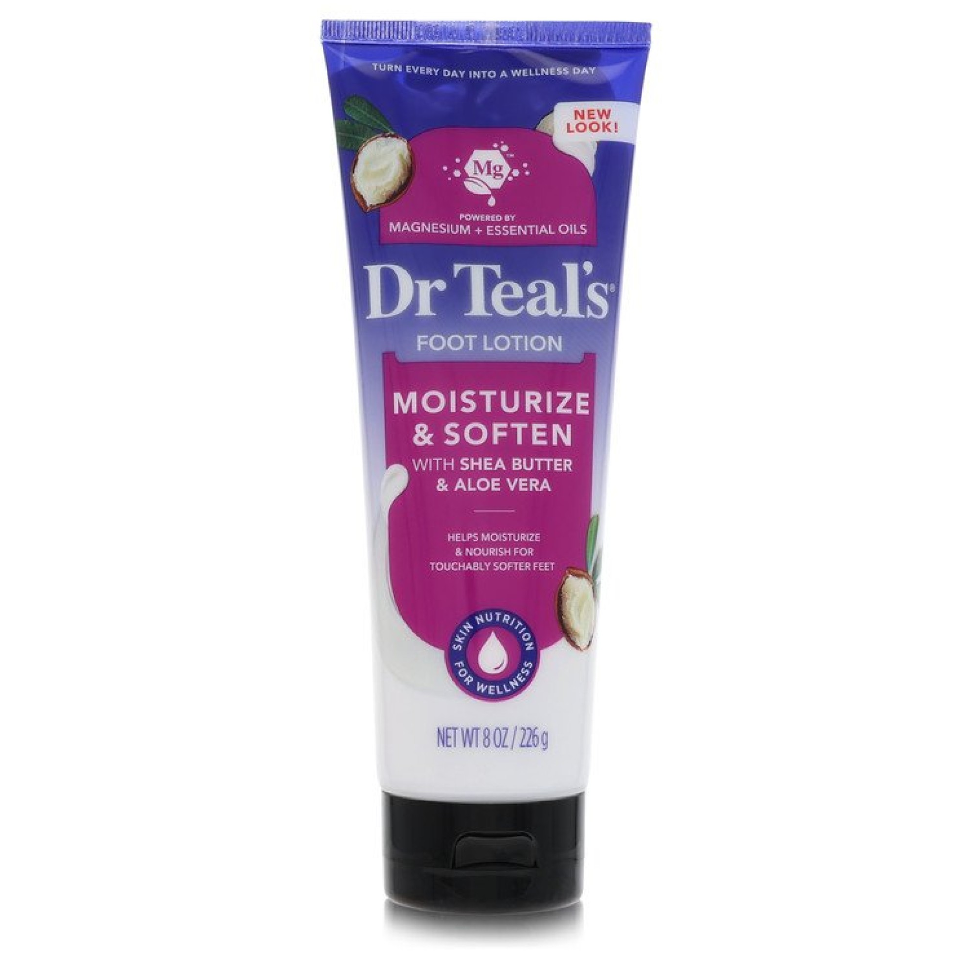 Dr Teal's Pure Epsom Salt Foot Cream Pure Epsom Salt Foot Cream with Shea Butter & Aloe Vera & Vitamin E 240 ml