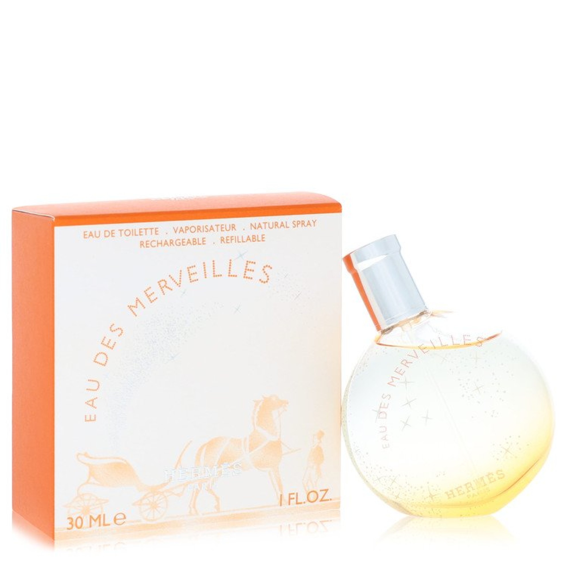 Hermes Eau Des Merveilles Eau De Toilette Refillable Spray 30 ml