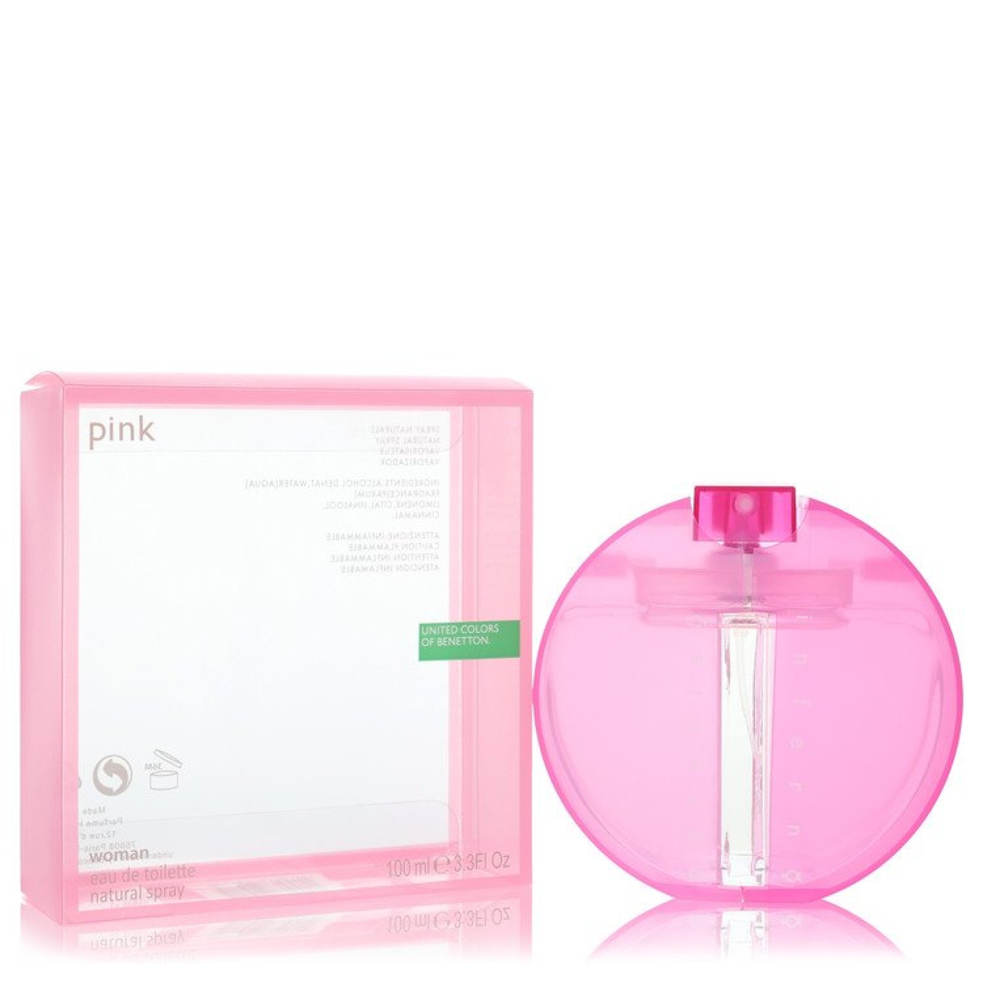 Benetton INFERNO PARADISO PINK Eau De Toilette Spray 100 ml