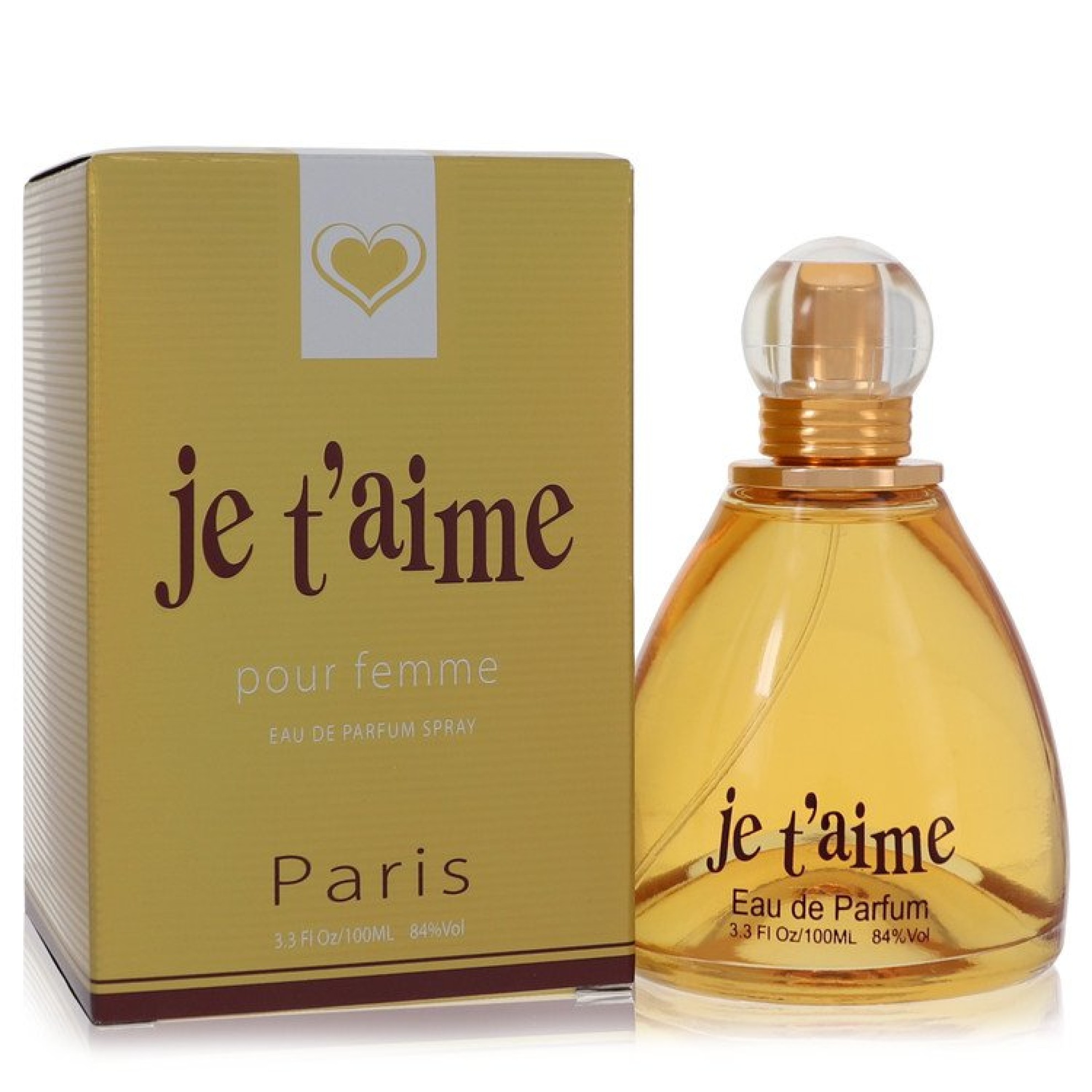YZY Perfume Je T'aime Eau De Parfum Spray 100 ml