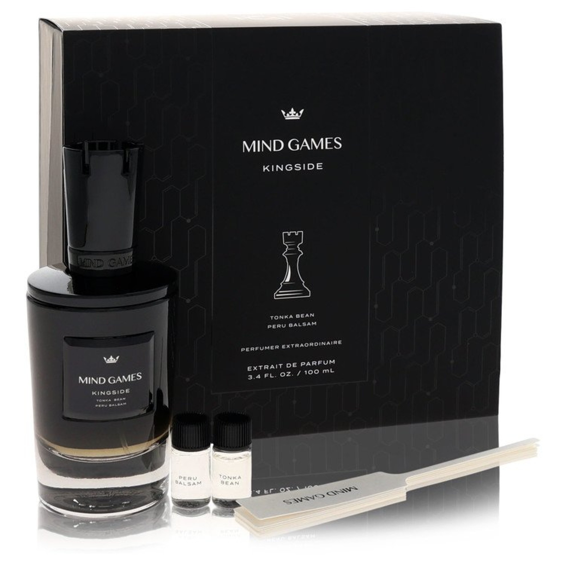 Mind Games Kingside Gift Set -- 101 ml Extrait De Parfum Spray + Two 0.10 Mini EDP Travel Size