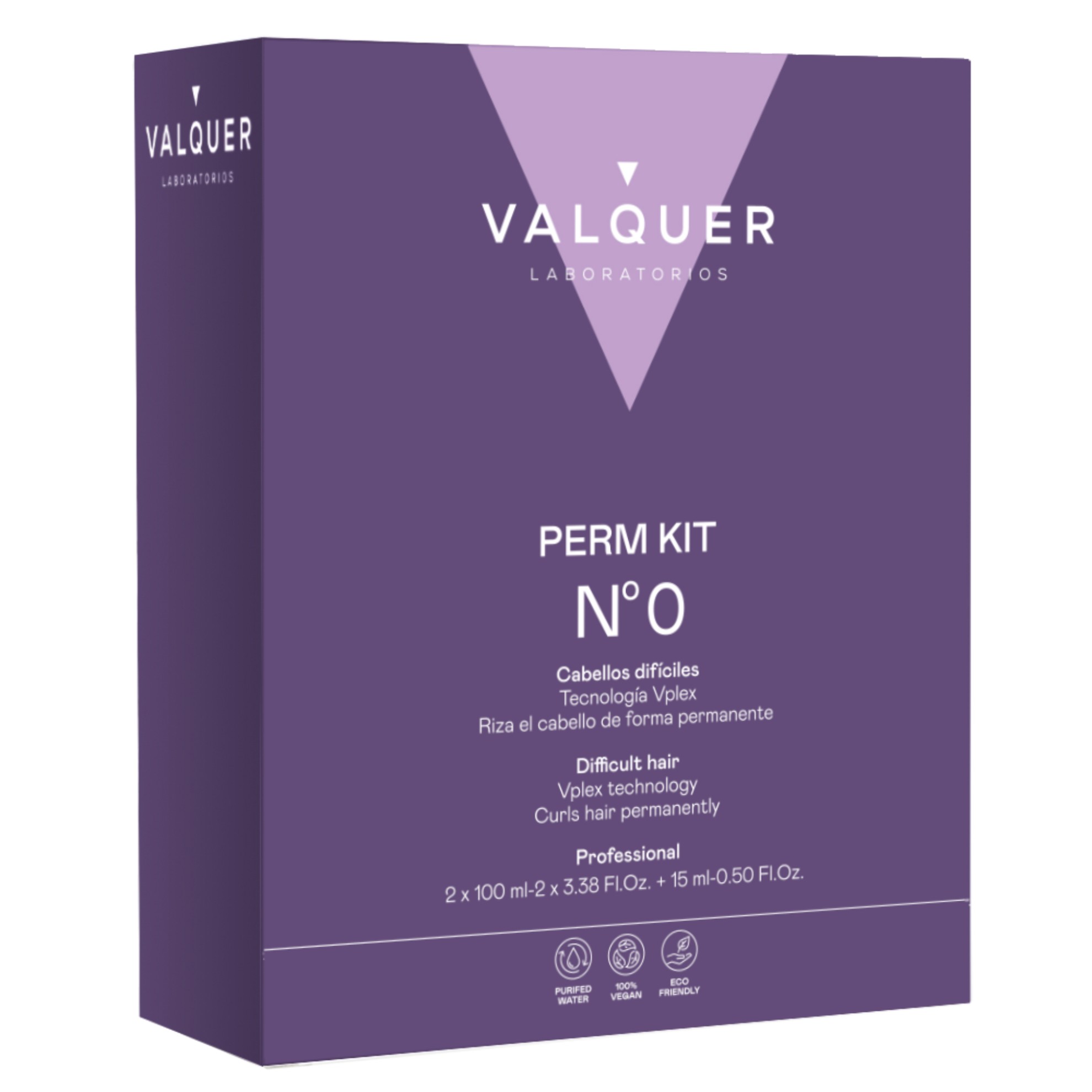 VALQUER WAVE KIT Nº 0 (difficult to wave natural hair) 100+100+10 ML
