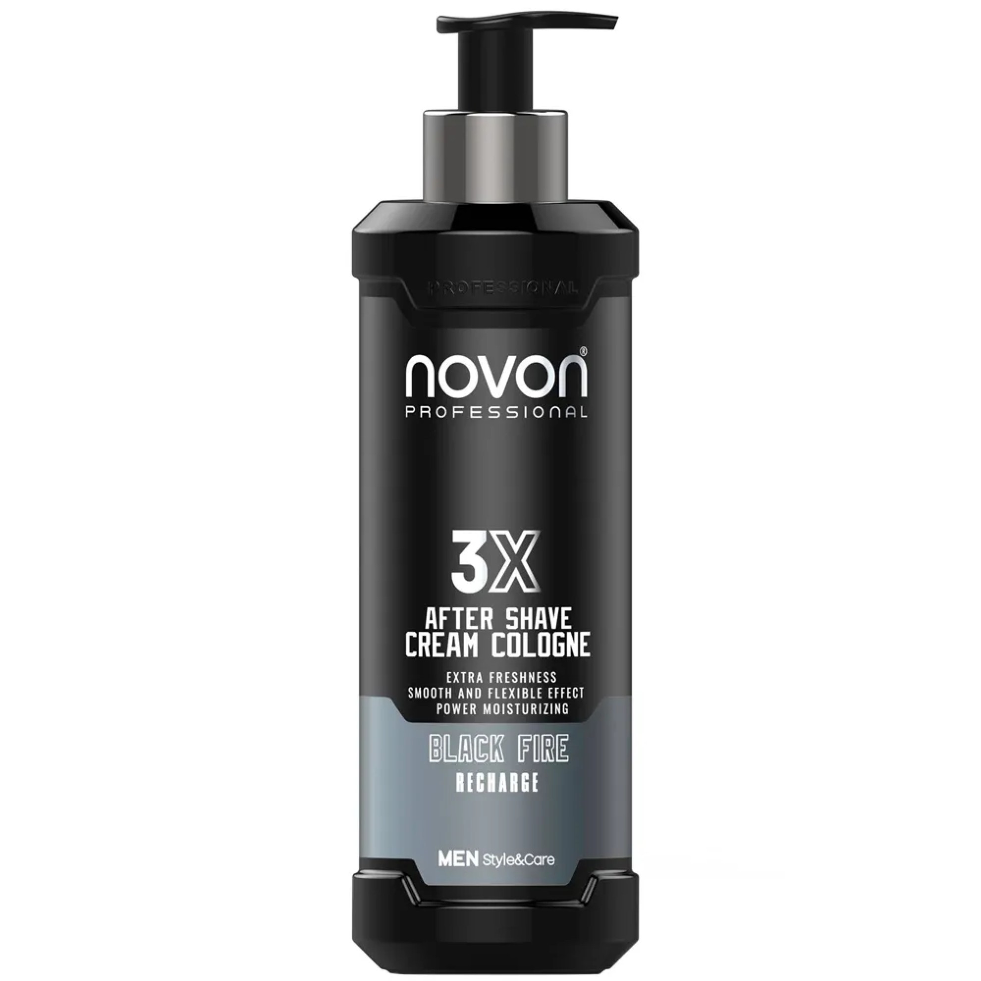 Novon Professional Aftershave 3x Black Fire 400ml