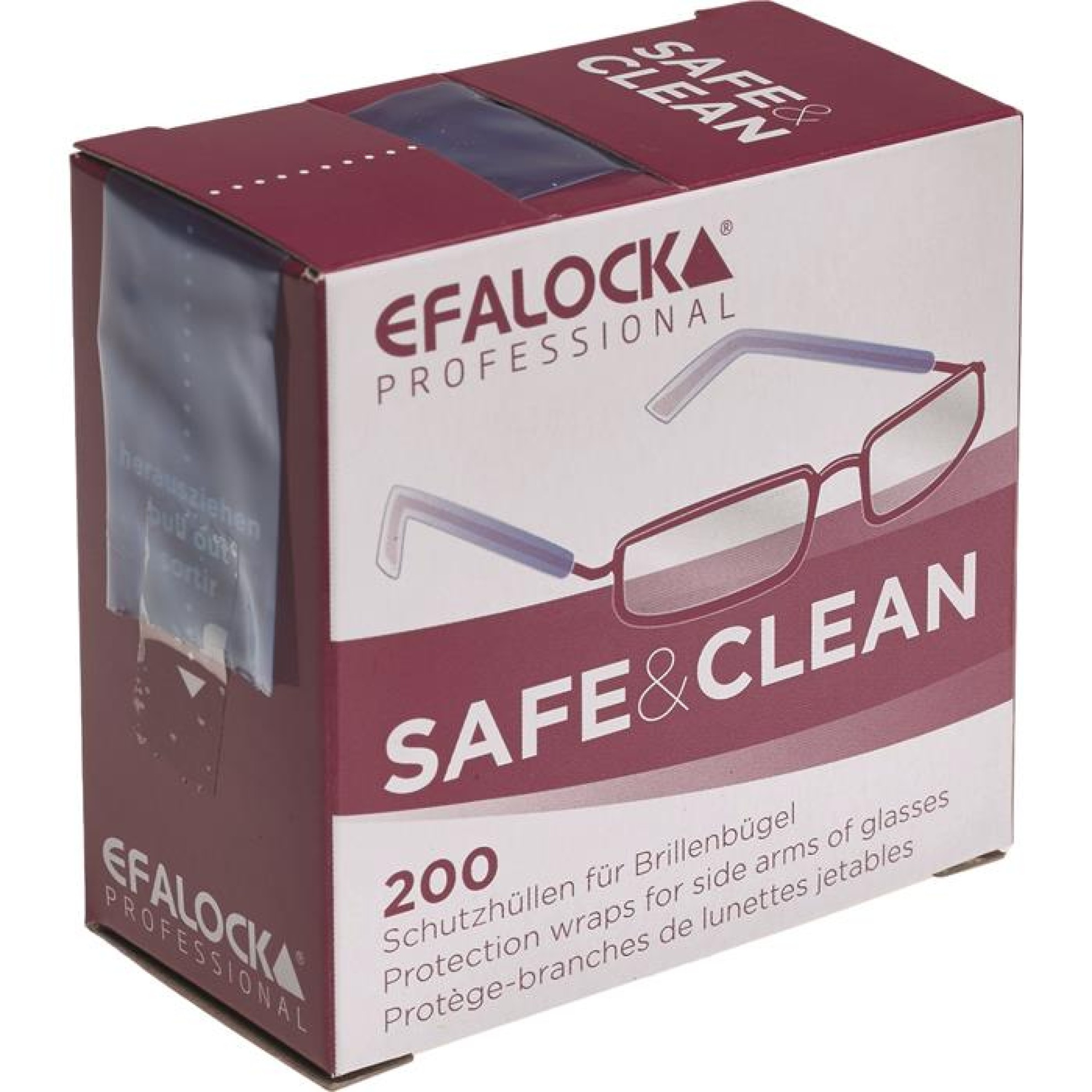 Efalock Brillenbügelschutz SAFE & CLEAN 200Stk
