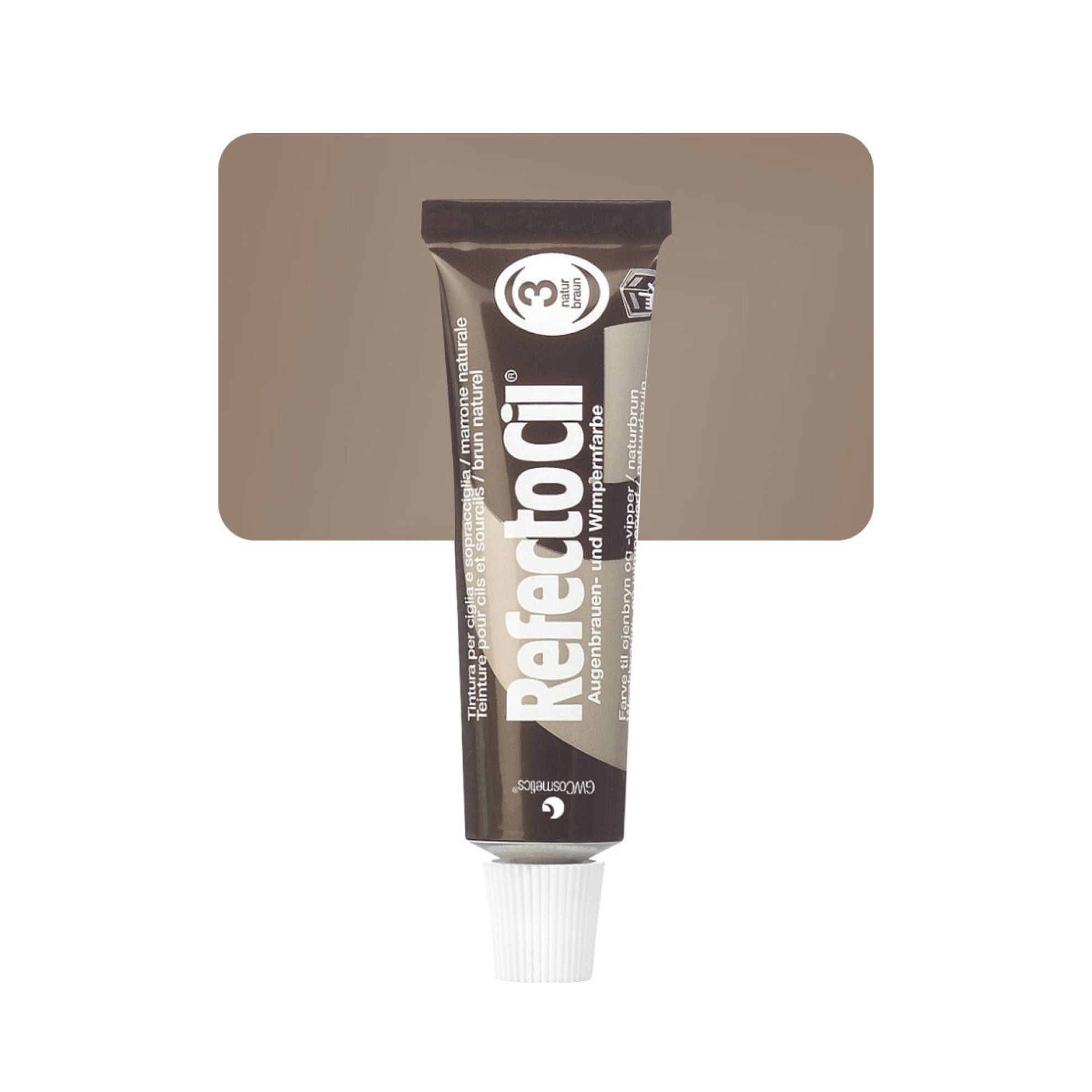 Refectocil eyelash color natural brown 3