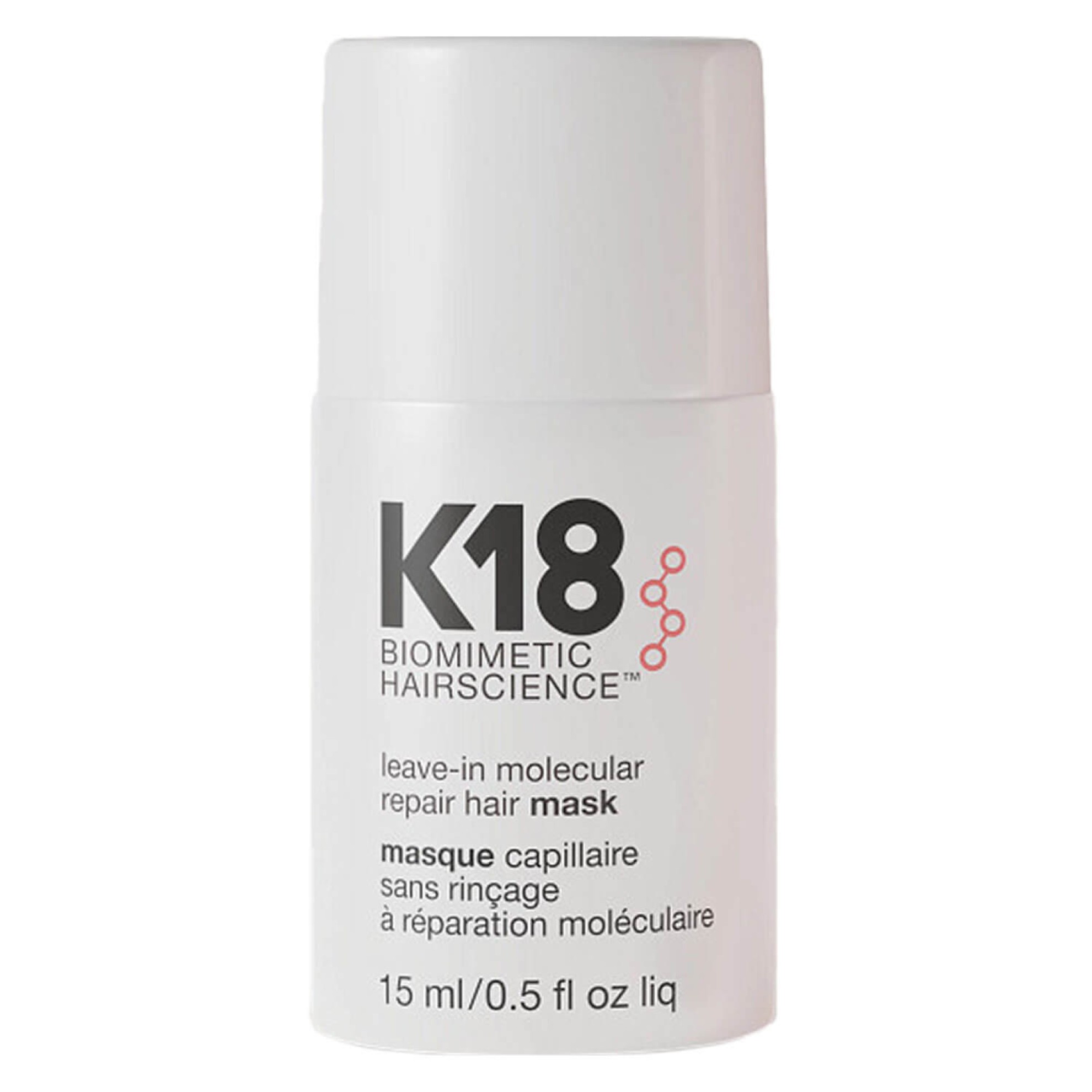 K18 Biomimetic Hairscience Leave in Molecular repair hair mask 15ml