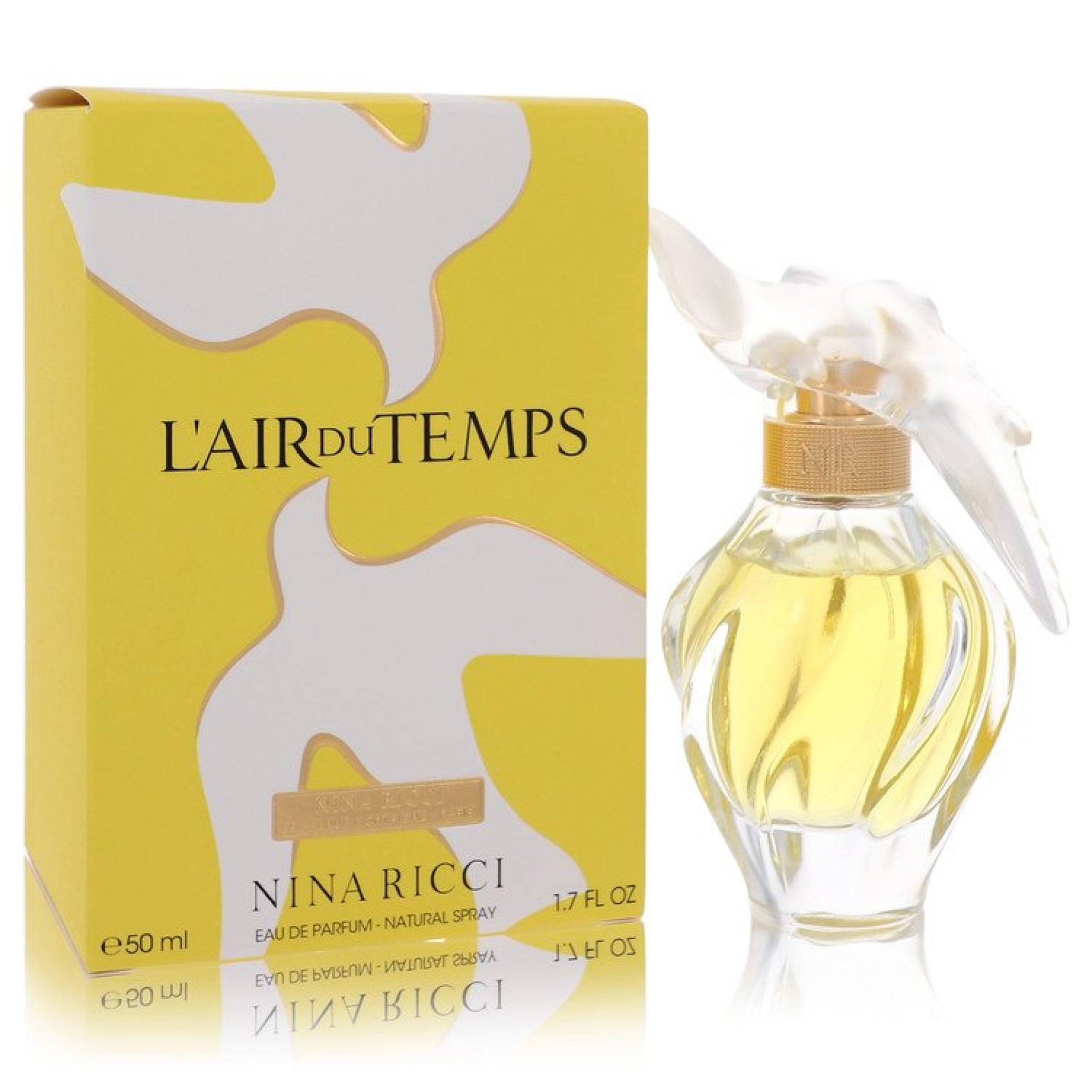 Nina Ricci L'AIR DU TEMPS Eau De Parfum Spray with Bird Cap 50 ml